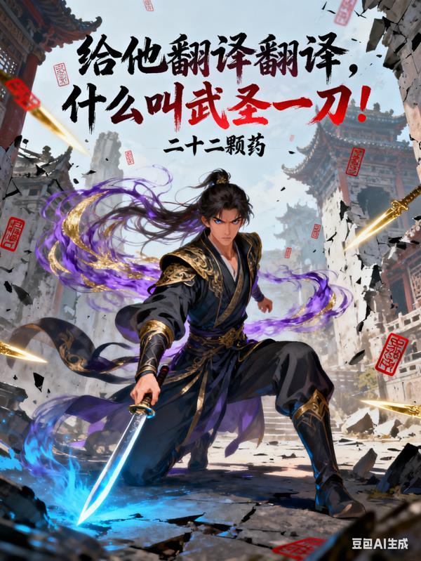 给他翻译翻译,什么叫武圣一刀!