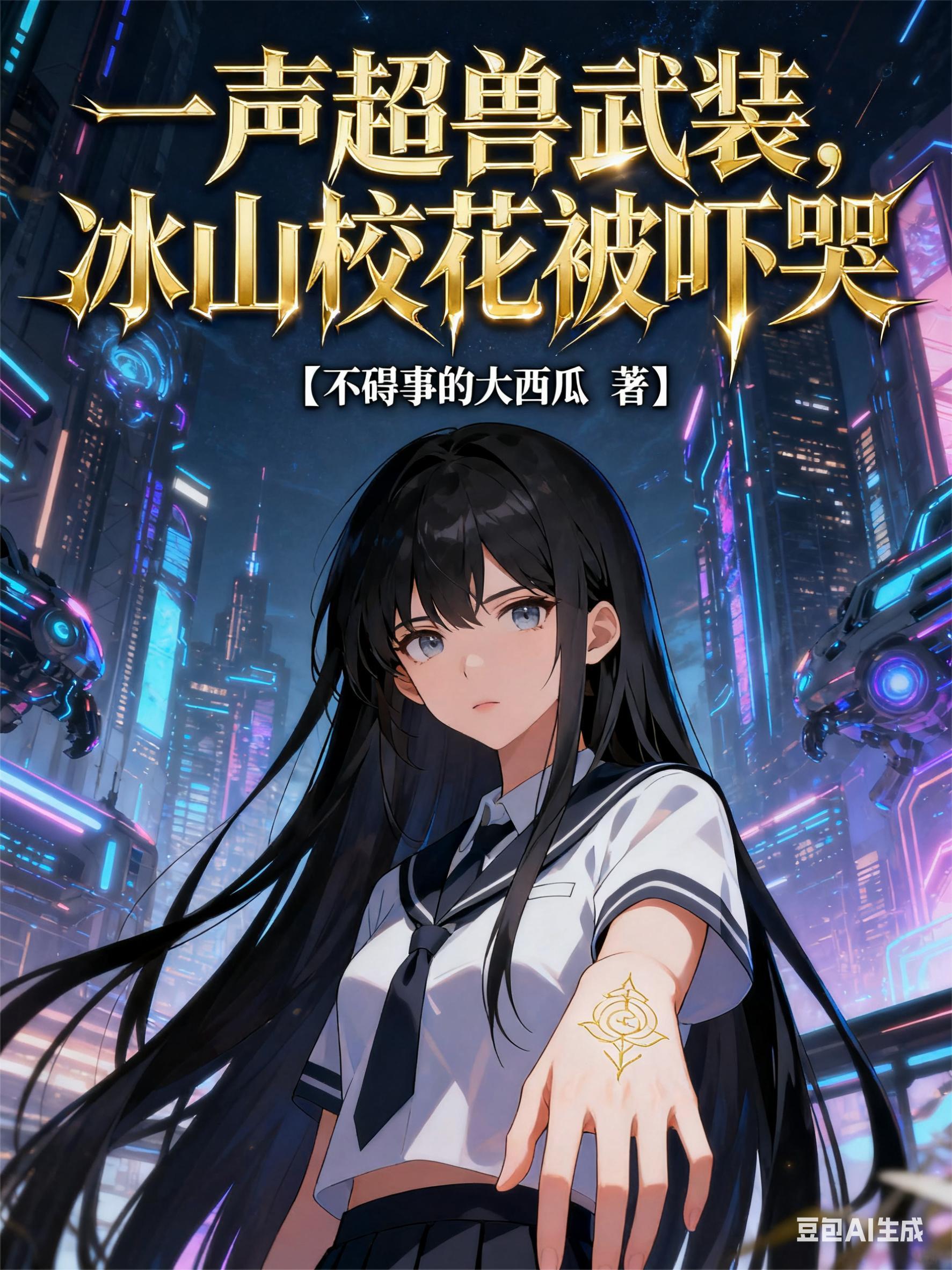 一声超兽武装,冰山校花被吓哭